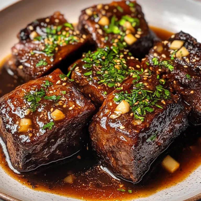 Savory Balsamic Beef Short Ribs