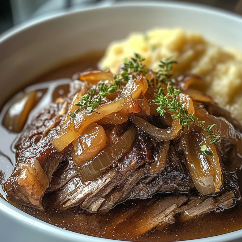 Savory French Onion Pot Roast Recipe for Comfort Food Lovers