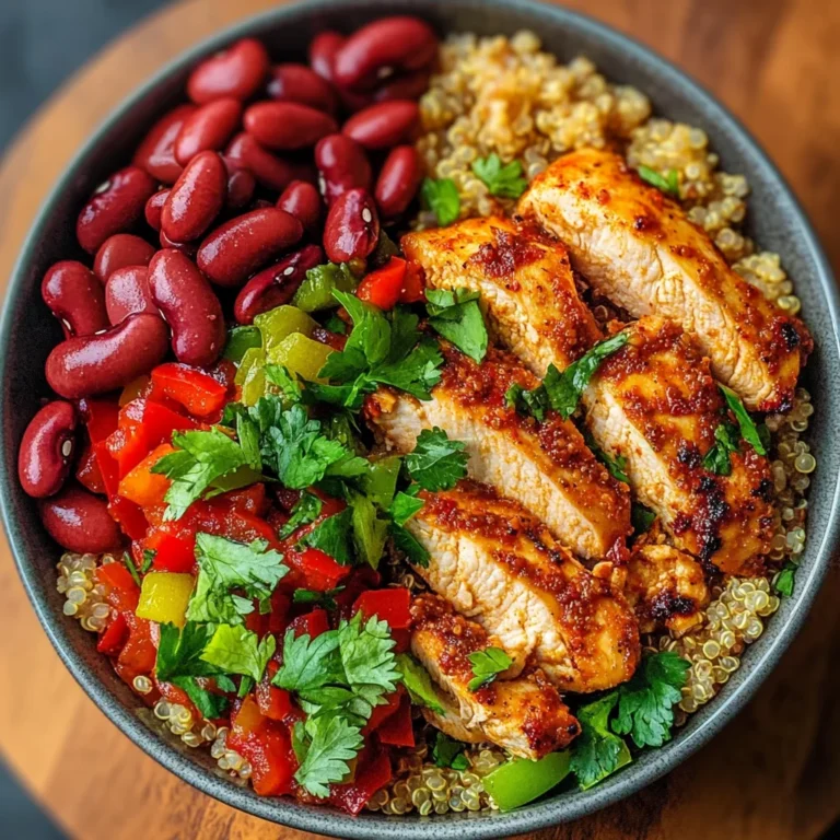 Spicy Chicken Quinoa Bowls