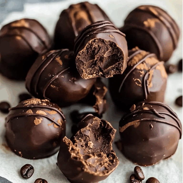 Easy Coffee Truffles