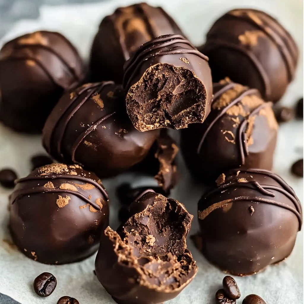 Easy Coffee Truffles