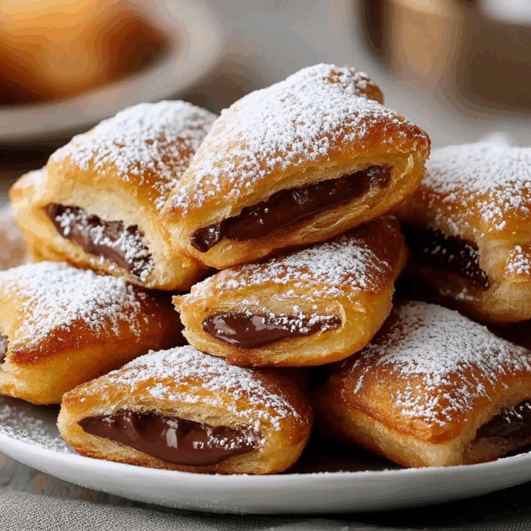 Fried Croissant Beignets with Chocolate Inside: A Decadent Delight Recipe