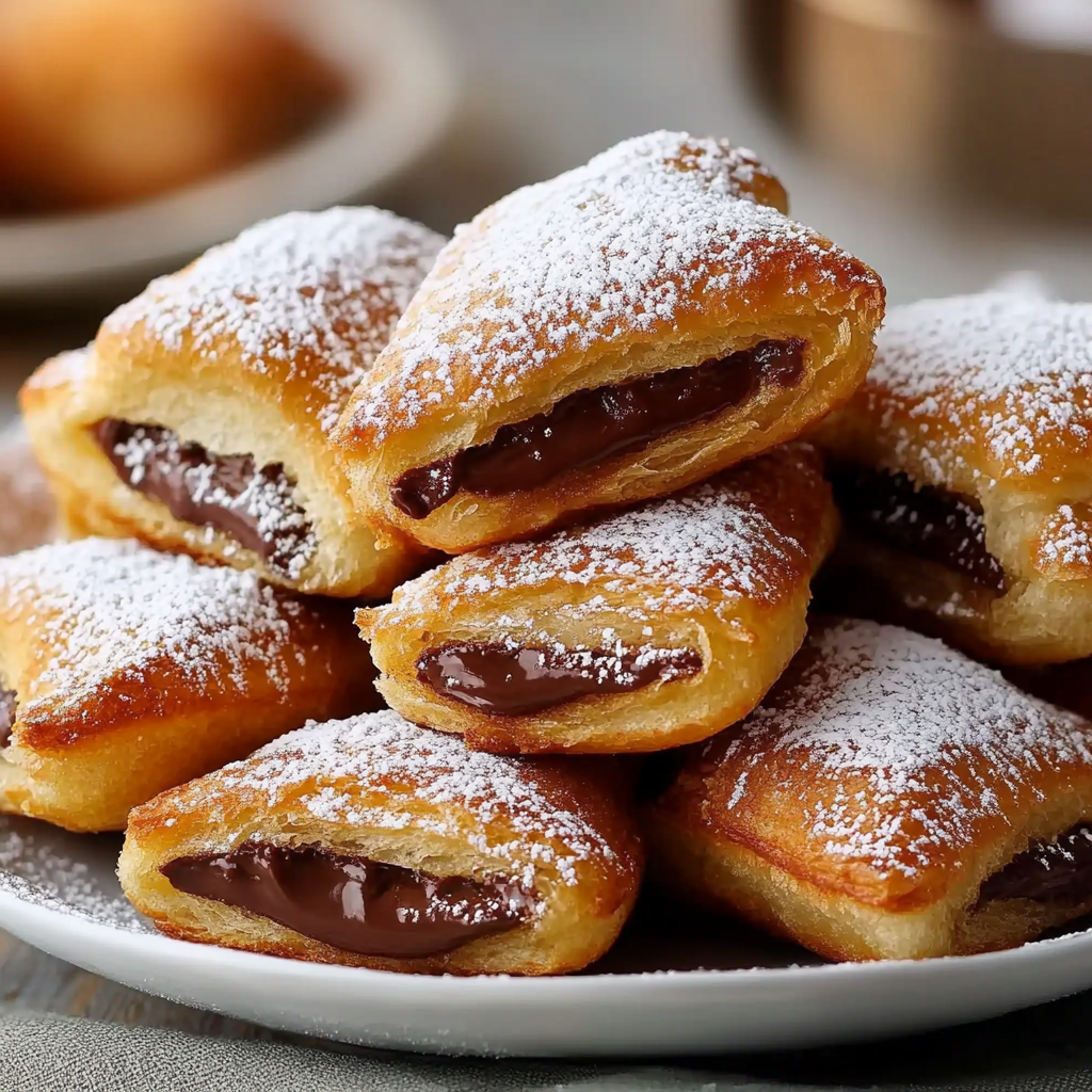 Fried Croissant Beignets with Chocolate Inside: A Decadent Delight Recipe