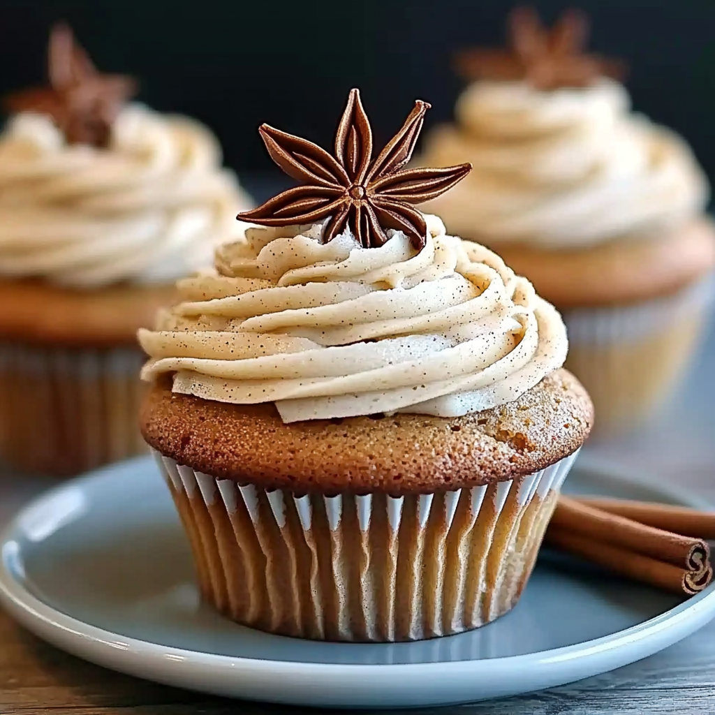 Chai Cupcakes with Cream Cheese Frosting