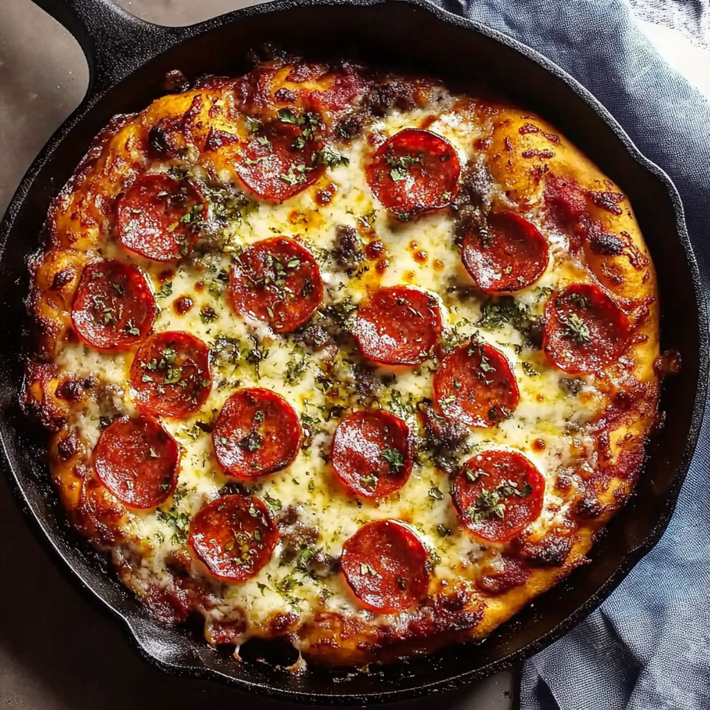 Cast Iron Skillet Pizza