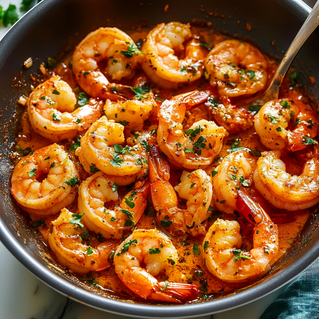 Spicy Garlic Butter Shrimp