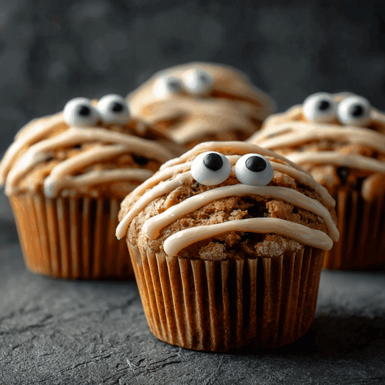 Halloween Mummy Muffins
