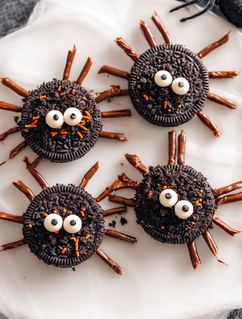 Oreo Spider Halloween Cookies
